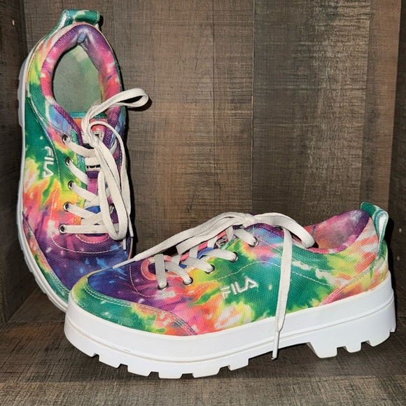 Fila Women's Multicolor Tie-Dye Sneakers - Picture 2 of 10